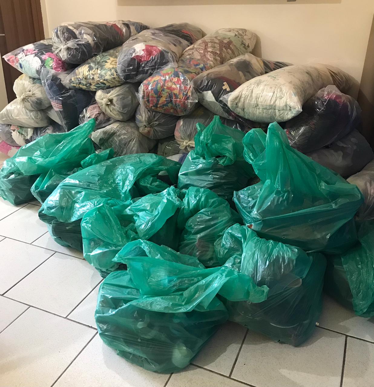 Doação de agasalhos